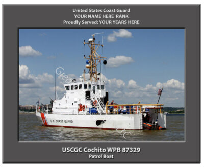 USCGC Cochito WPB 87329 Personalized Photo Coast Guard Cutter