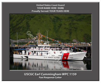 USCGC Earl Cummingham WPC 1159 Personalized Cutter Photo
