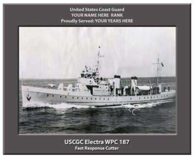 USCGC Electra WPC 187 Personalized Cutter Photo