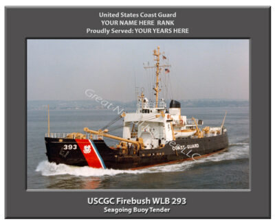 USCGC Firebush WLB 393 Personalized Cutter Photo