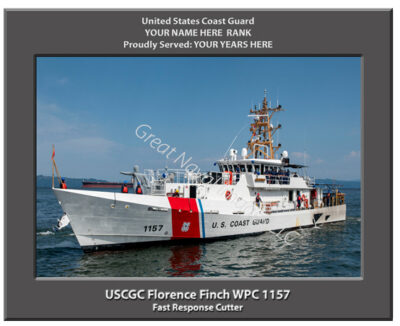 USCGC Florence Finch WPC 1157 Personalized Cutter Photo