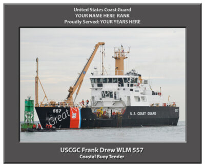 USCGC Frank Drew WLM 557 Personalized Cutter Photo