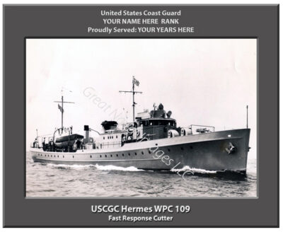 USCGC Hermes WPC 109 Personalized Cutter Photo