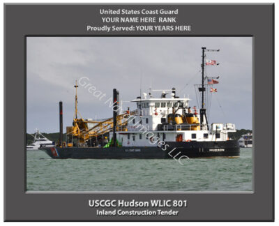 USCGC Hudson WLIC 801 Personalized Cutter Photo