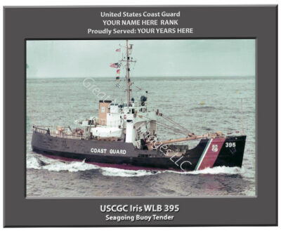 USCGC Iris WLB 395 Personalized Cutter Photo