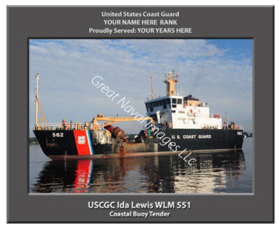 USCGC Ida Lewis WLM 551 Personalized Cutter Photo