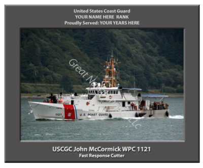 USCGC John McCormick WPC 1121 Personalized Cutter Photo