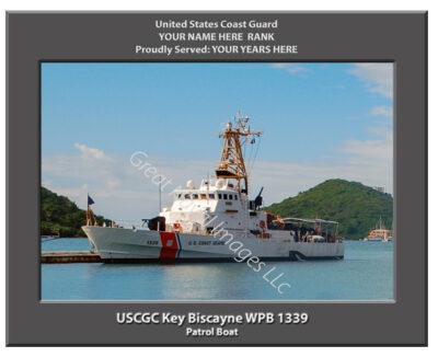 USCGC Key Biscayne WPB 1339 Personalized Cutter Photo