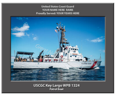 USCGC Key Largo WPB 1324 Personalized Cutter Photo