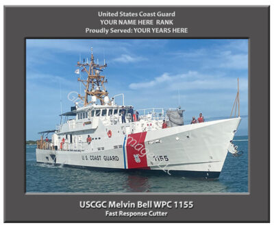 USCGC Melvin Bell WPC 1155 Personalized Cutter Photo