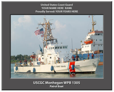 USCGC Monhegan WPB 1305 Personalized Cutter Photo
