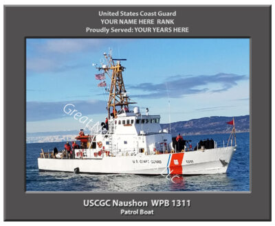 USCGC Naushon WPB 1311 Personalized Cutter Photo