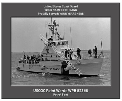USCGC POINT WARDE WPB 82368 Personalized Photo Cost Guard Cutter