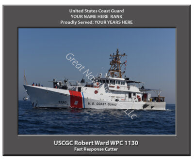 USCGC Robert Ward WPC 1130 Personalized Cutter Photo