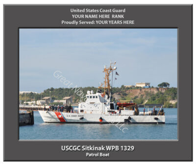 USCGC Sitkinak WPB 1329 Personalized Cutter Photo