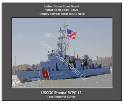 USCGC Shamal WPC 13 Personalized Cutter Photo