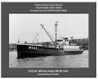 USCGC White Holly WLM 543 Personalized Cutter Photo