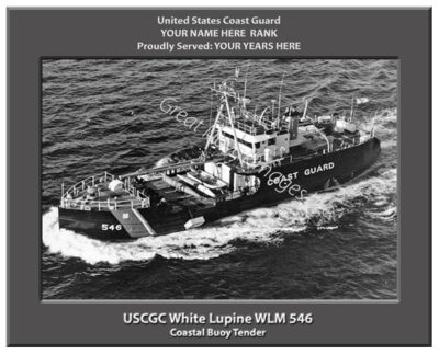 USCGC White Lupine WLM 546 Personalized Cutter Photo
