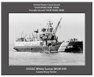 USCGC White Sumac WLM 540 Personalized Cutter Photo
