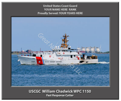 USCGC William Chadwick WPC 1150 Personalized Cutter Photo