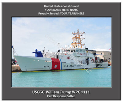 USCGC William Trump WPC 1111 Personalized Cutter Photo