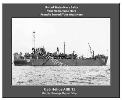 USS Helios ARB 12 personalized navy ship photo