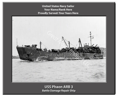 USS Phaon ARB 3 personalized Navy ship photo
