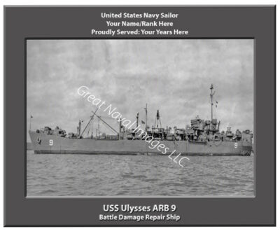 USS Ulysses ARB 9 personalized navy ship photo
